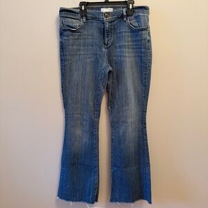 LOFT Flare Jeans in Classic Blue